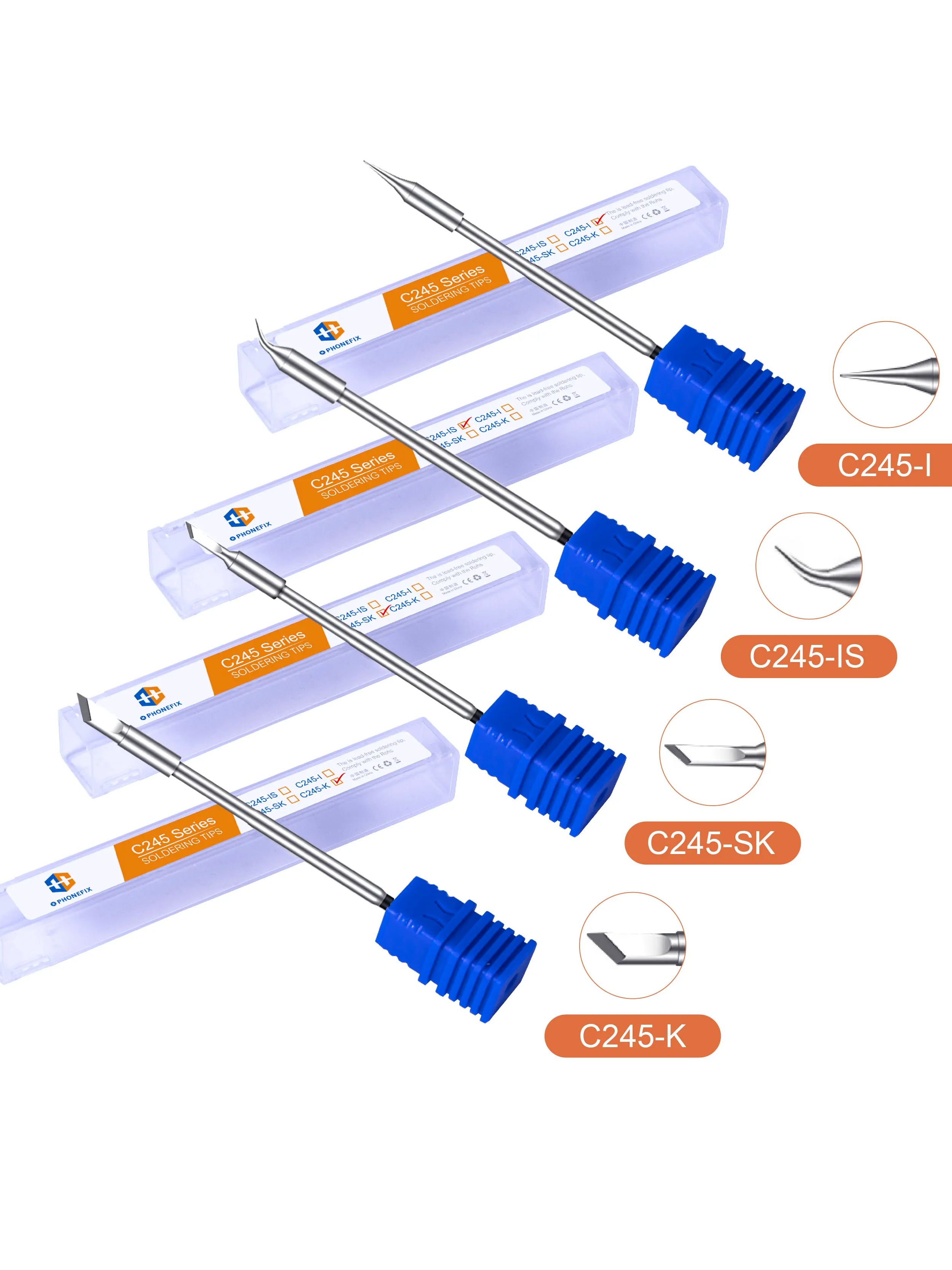 C115 Nano Soldering Iron Station - C210ปลายเครื่องเชื่อมเหล็ก C115 C245ใช้ได้กับ NT115 JBC NP115