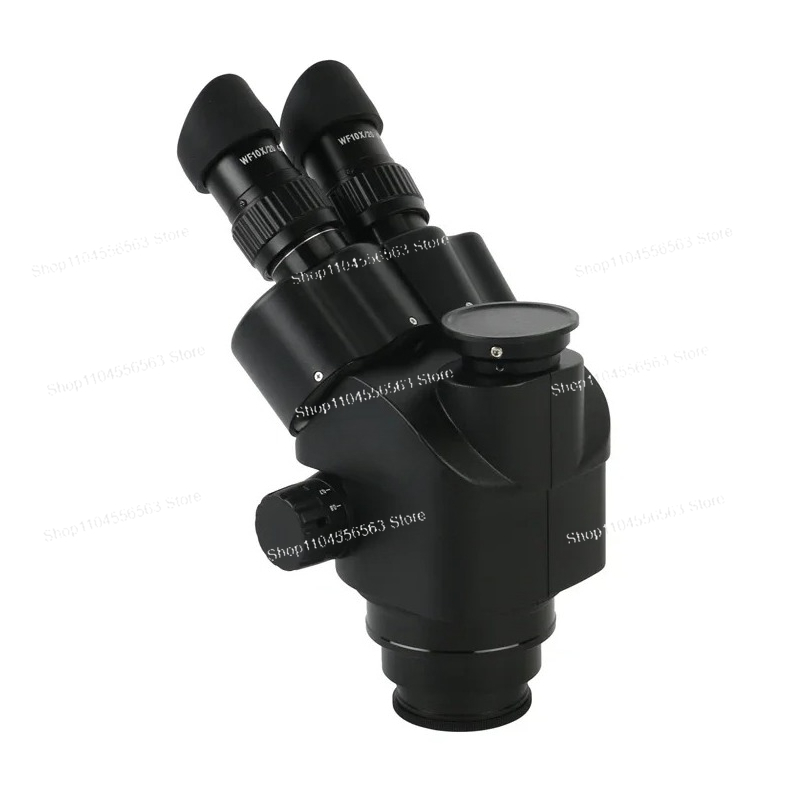 Trinocular Stereo Microscope 7X-45X - ชุดกล้องจุลทรรศน์สเตอริโอแบบสามตาพร้อมไฟส่องสว่าง 3.5X/45X/7X/90X สำหรับงานซ่อมแซม PCB SMD พร้อมไฟ