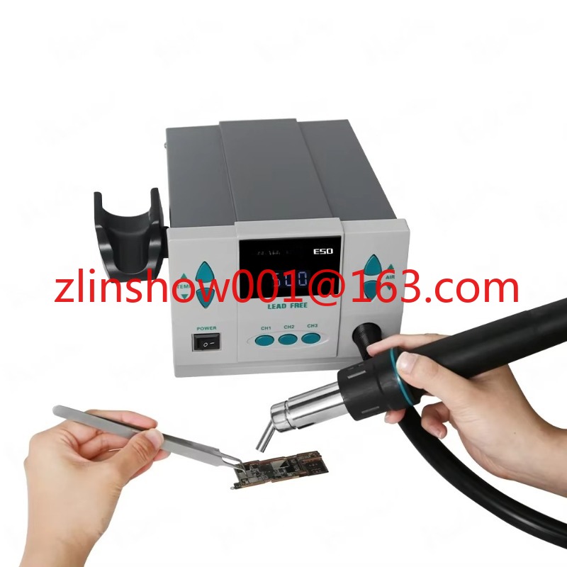Hot Air Rework Station 861Dw - สถานีบัดกรีลมร้อน 861DW สำหรับงานซ่อมโทรศัพท์มือถือ แผงวงจรพิมพ์ PCB ให้ความร้อนเร็ว