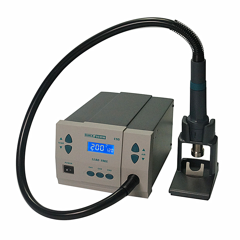 สถานีบัดกรีลมร้อน QUICK Spot 8 - Hot Air Rework Station 861Dw บทวิจารณ์และราคา
