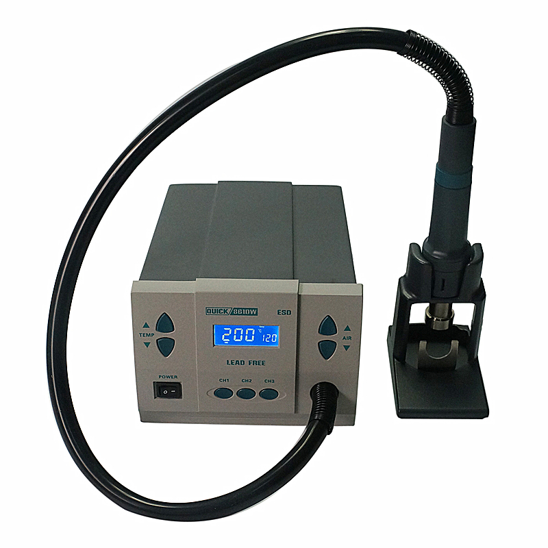 สถานีบัดกรีลมร้อน QUICK Spot 8 - Hot Air Rework Station 861Dw บทวิจารณ์และราคา