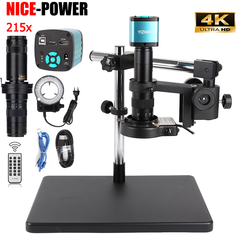 4K กล้องจุลทรรศน์อิเล็กทรอนิกส - 4K Microscope Camera Sony Sensor บทวิจารณ์และราคา