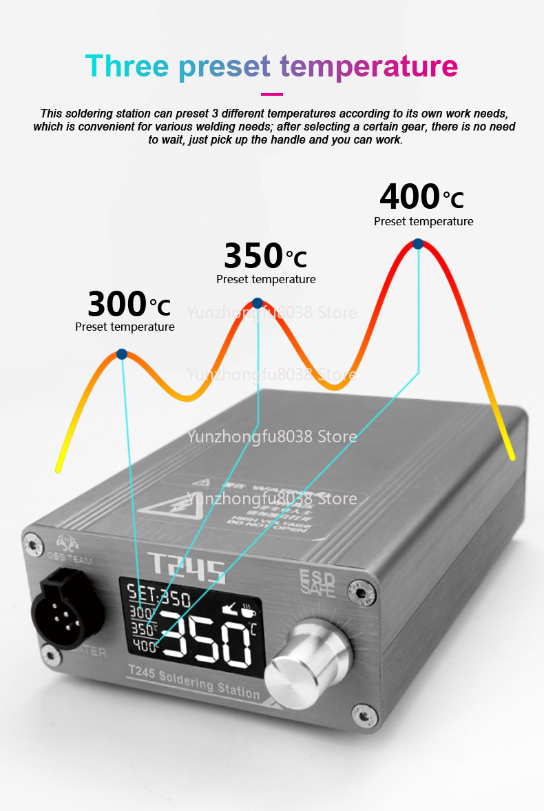 สถานีเชื่อม T245 130W ร้อนเร็ว - C245 Soldering Station 130W บทวิจารณ์และราคา