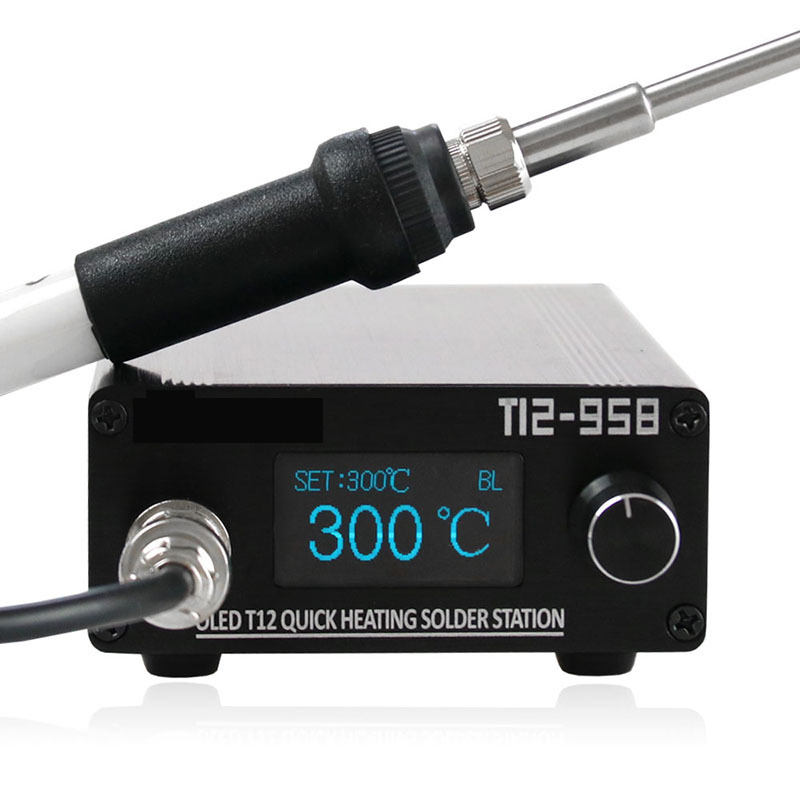 สถานีบัดกรีอัจฉริยะขนาดเล็ก T1 - T12 Soldering Station Oled บทวิจารณ์และราคา