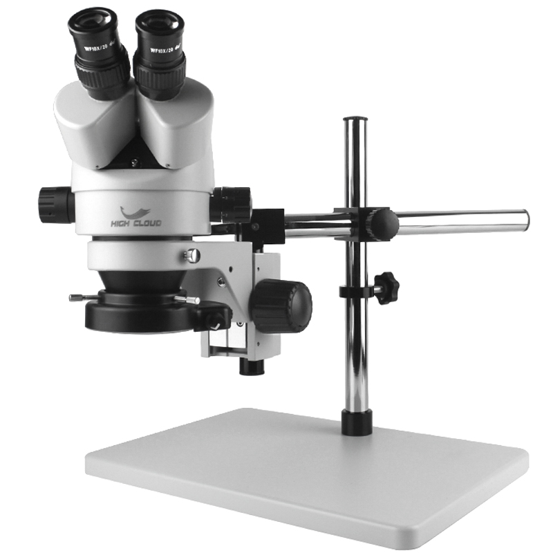 Simul-Focal 7X-45X ต่อเนื่องซู - Trinocular Stereo Microscope 7X-45X บทวิจารณ์และราคา