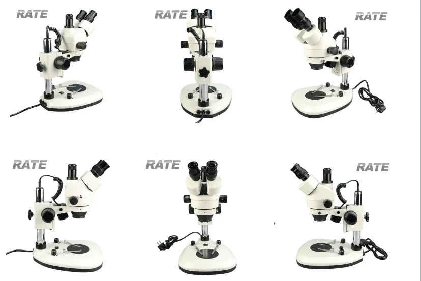 กล้องจุลทรรศน์อุตสาหกรรมแบบสาม - Trinocular Stereo Microscope 7X-45X บทวิจารณ์และราคา