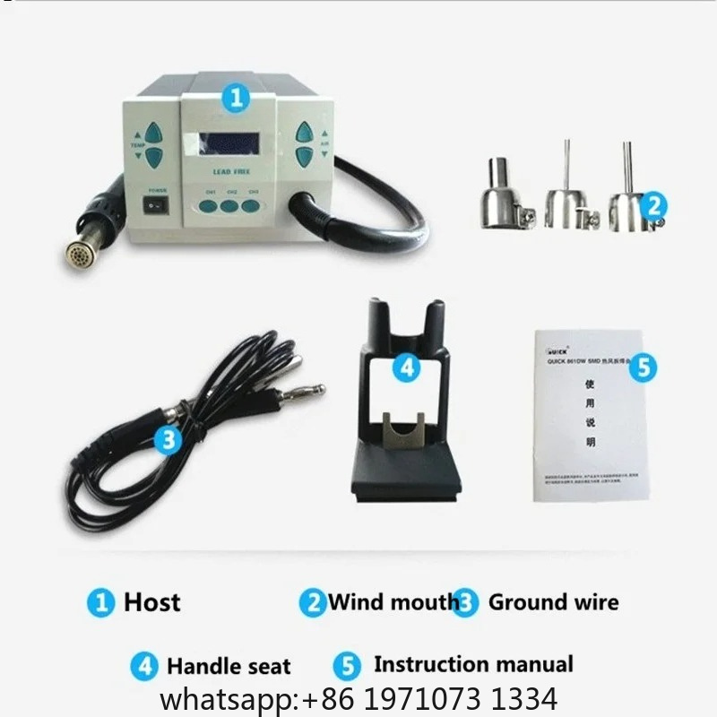 เครื่องเป่าลมร้อน 220V รุ่น 86 - Hot Air Rework Station 861Dw บทวิจารณ์และราคา