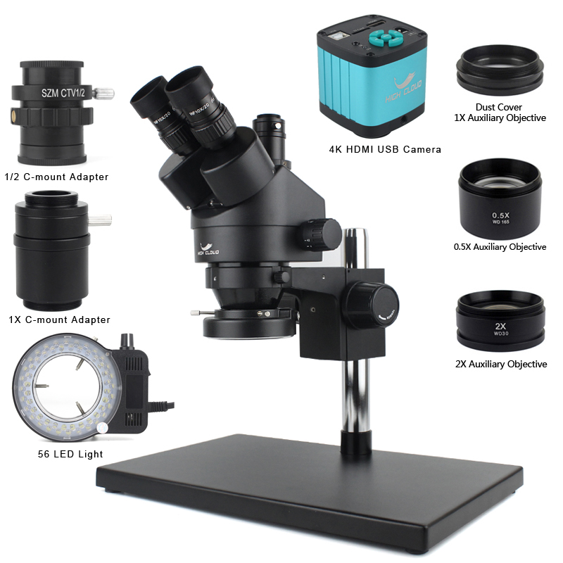โทรศัพท์ PCB บัดกรีซ่อม Lab อุ - Simul-Focal Industrial Microscope 4K Hdmi บทวิจารณ์และราคา