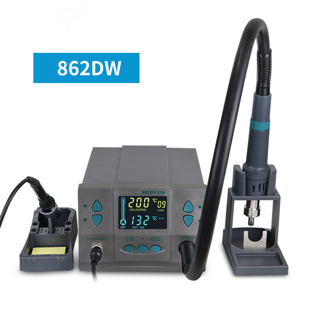 สถานีบัดกรี 1000W/1300W รุ่น 8 - Hot Air Rework Station 861Dw บทวิจารณ์และราคา