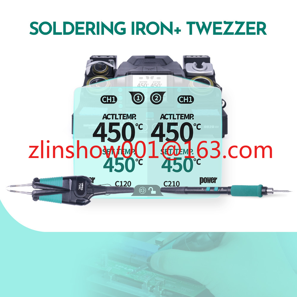 สถานีบัดกรีพร้อมแหนบแม่นยำ หัว - C210 Precision Soldering Station บทวิจารณ์และราคา