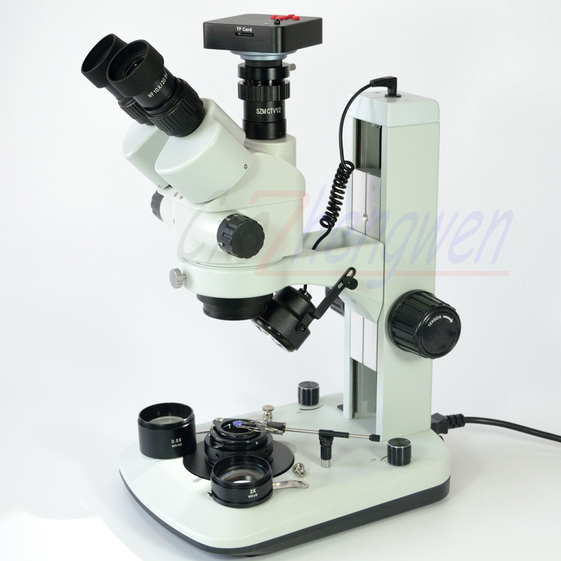 FYSCOPE 3.5X-90X 7X-45X แอดวาน - Trinocular Stereo Microscope 7X-45X บทวิจารณ์และราคา